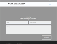 Tablet Screenshot of dougharrington.com
